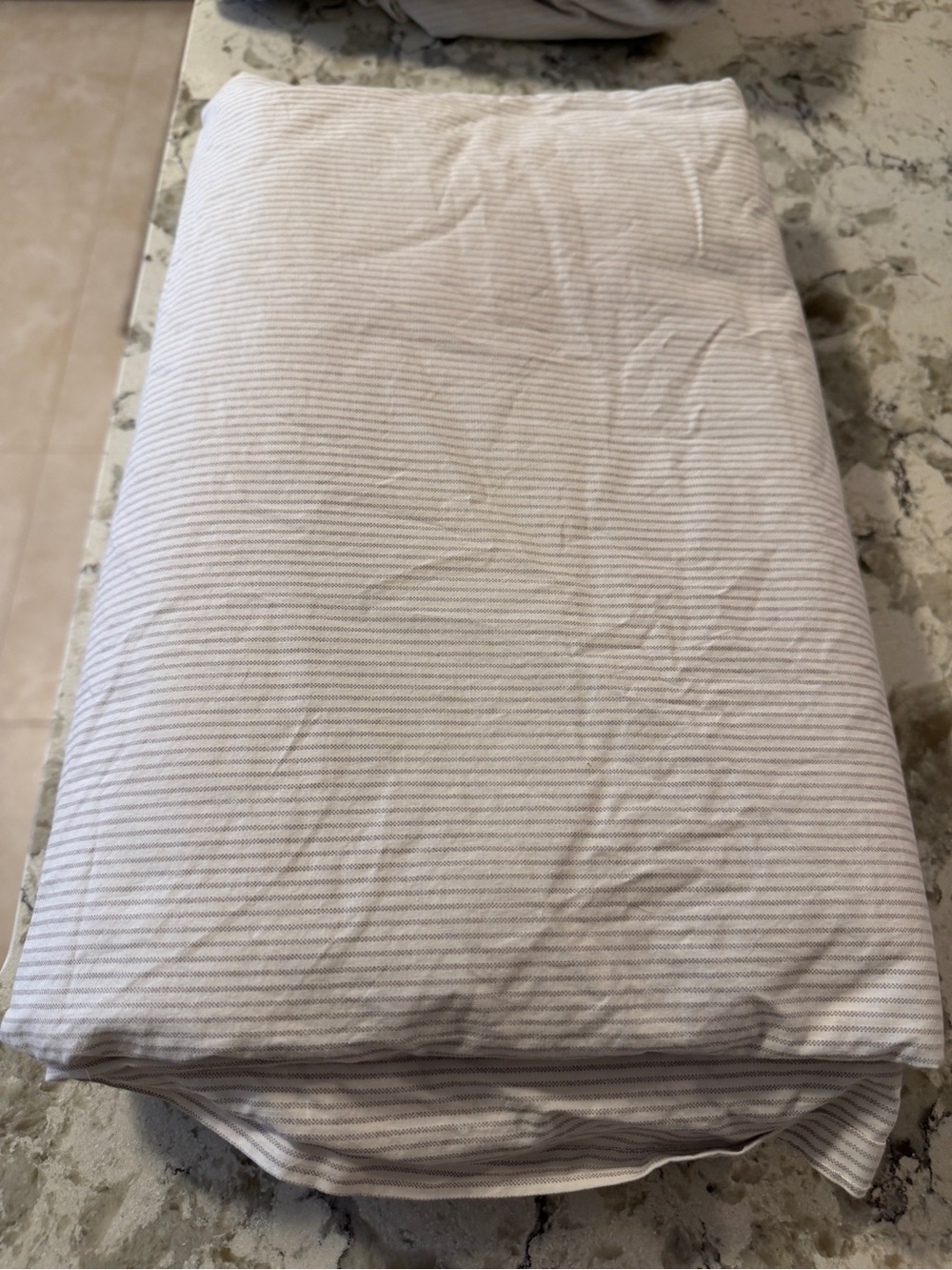 Ralph Lauren pin Striped king set no pillowcases